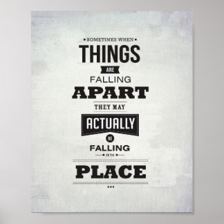 Failling Apart - 8"x10"アートプリント ポスター