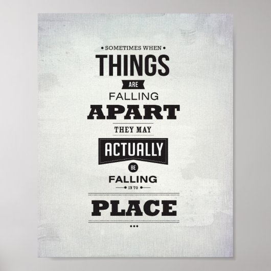 Failling Apart - 8"x10"アートプリント ポスター (正面)