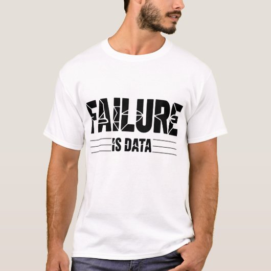 Failure is Data – Minimal Intellectual | Founder Tシャツ (正面)