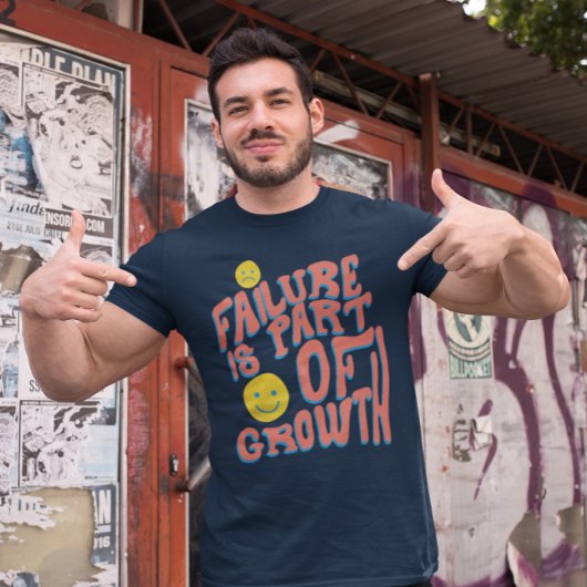 Failure Is Part of Growth – Motivational Graphic トライブレンドＴシャツ