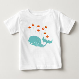 FailWhaleの乳児のTシャツ ベビーTシャツ