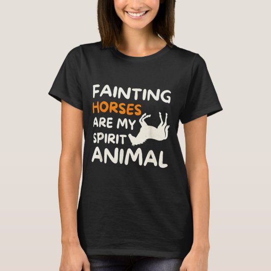 Fainting Horses Are My Srit Animal Funny Farm Hors Tシャツ (正面)