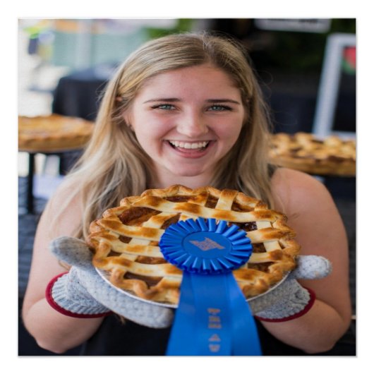 Fair Baking Contest Photo Customize ポスター (正面)