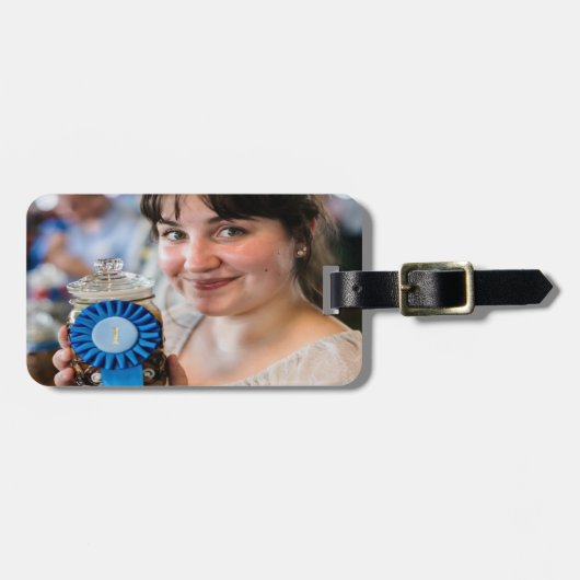 Fair Canning Contest Photo Customize ラゲッジタグ (正面横)