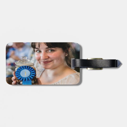 Fair Canning Contest Photo Customize ラゲッジタグ (裏面横)