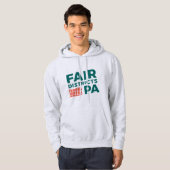 Fair Districts PA Ash Grey Hoodie パーカ (正面フル)