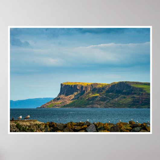 Fair Head Northern Ireland Wall Art Photography ポスター (正面)