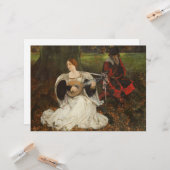 Fair is my Love (by Edwin Austin Abbey) カード (正面/裏面インサイチュ)