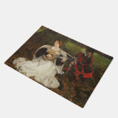 Fair is my Love (by Edwin Austin Abbey) ドアマット (アングル)