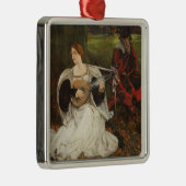 Fair is my Love (by Edwin Austin Abbey) メタルオーナメント (右)