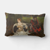 Fair is my Love (by Edwin Austin Abbey) ランバークッション (裏面)