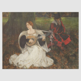 Fair is my Love (by Edwin Austin Abbey) 薄葉紙