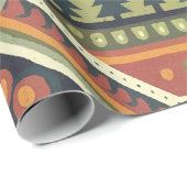 Fair isle Christmas 4 ラッピングペーパー (ロールコーナー)