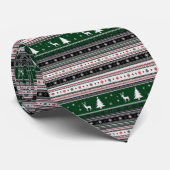 Fair Isle Holiday Knit ネクタイ (ロール)