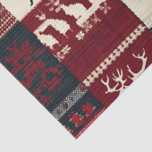 Fair Isle Knitted Patchwork | Rustic Reindeer 薄葉紙 (詳細)