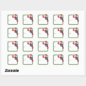 Fair Isle Lobsters Square Sticker スクエアシール (シート)