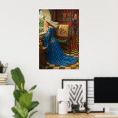 Fair Rosamund by John William Waterhouse ポスター (ホームオフィス)
