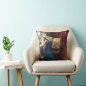 Fair Rosamund c. 1916 by John William Waterhouse クッション (椅子)