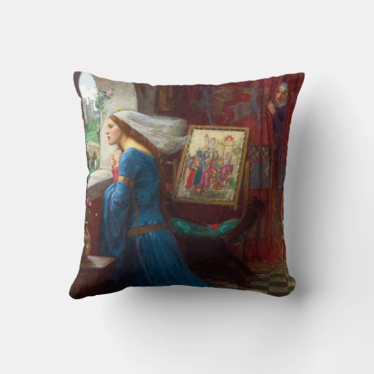 Fair Rosamund c. 1916 by John William Waterhouse クッション (裏面)