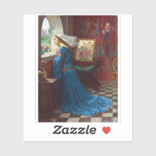 Fair Rosamund c. 1916 by John William Waterhouse シール (シート)