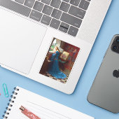 Fair Rosamund c. 1916 by John William Waterhouse シール (ノートパソコンとiPhone)