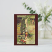 fair Valentine Postcard女性 シーズンポストカード (スタンド正面)