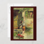 fair Valentine Postcard女性 シーズンポストカード (正面/裏面)