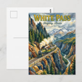 Fairbanks Aurora USA ポストカード (正面/裏面)