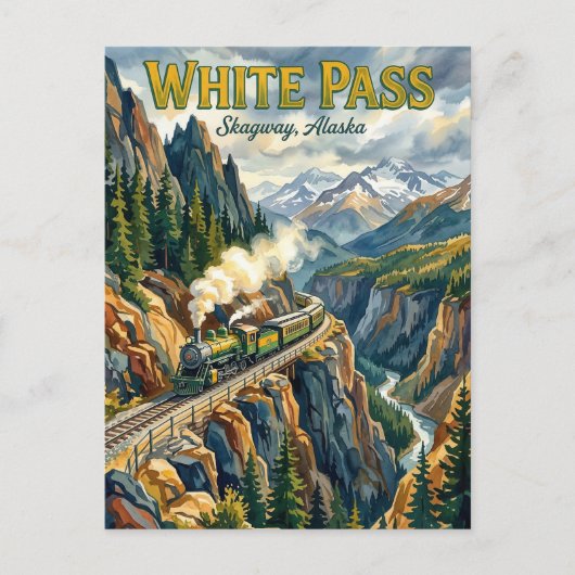 Fairbanks Aurora USA ポストカード (正面)