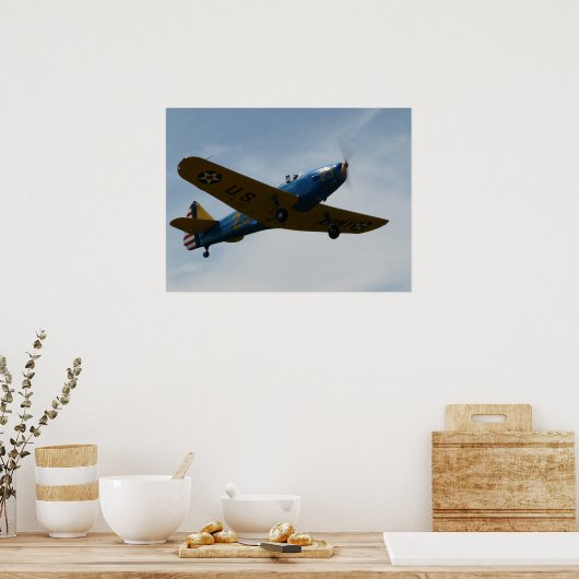 Fairchild PT-19 Cornell. ポスター (キッチン)