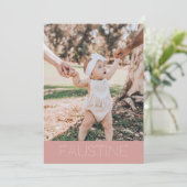 Faire-part adoption "Faustine" シーズンカード (スタンド正面)