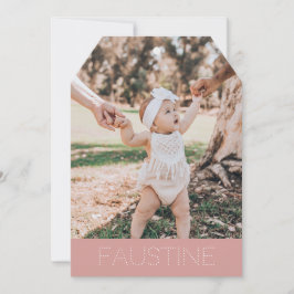Faire-part adoption "Faustine" シーズンカード