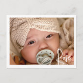 Faire-Part d'adoption "Rose" シーズンポストカード (正面)