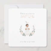 Faire-Part de Baptême Marina 招待状 (正面)