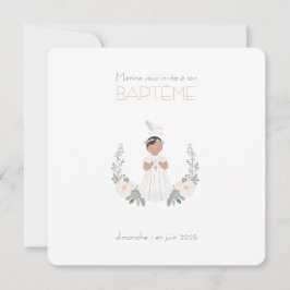 Faire-Part de Baptême Marina 招待状