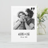 Faire-Part de mariage Apostrophe 招待状 (スタンド正面)