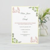 Faire-part de Mariage Élégant 招待状 (スタンド正面)