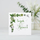 faire-part de mariage lierre et fées kraft (スタンド正面)