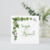 faire-part de mariage lierre et fées personnalisé 招待状 (スタンド正面)