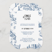 Faire-Part de mariage Victoria 招待状 (正面/裏面)