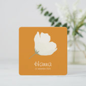 Faire-Part de naissancce Hanna カード (スタンド正面)