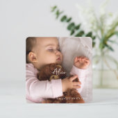 Faire-Part de naissance Alice セーブザデート (スタンド正面)