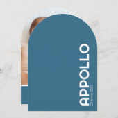 Faire-part de naissance APPOLLO III 招待状 (正面/裏面)