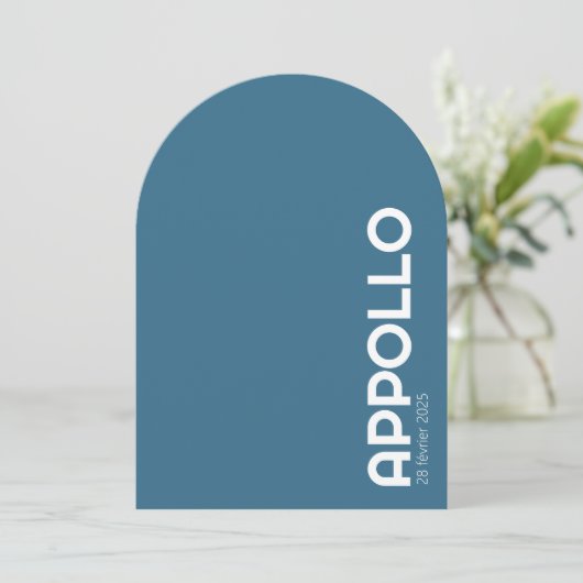 Faire-part de naissance APPOLLO III 招待状 (スタンド正面)