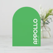 Faire-part de naissance APPOLLO IV 招待状 (スタンド正面)