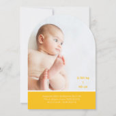 Faire-part de naissance APPOLO 招待状 (裏面)