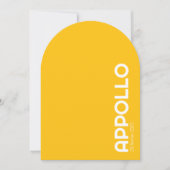 Faire-part de naissance APPOLO 招待状 (正面)