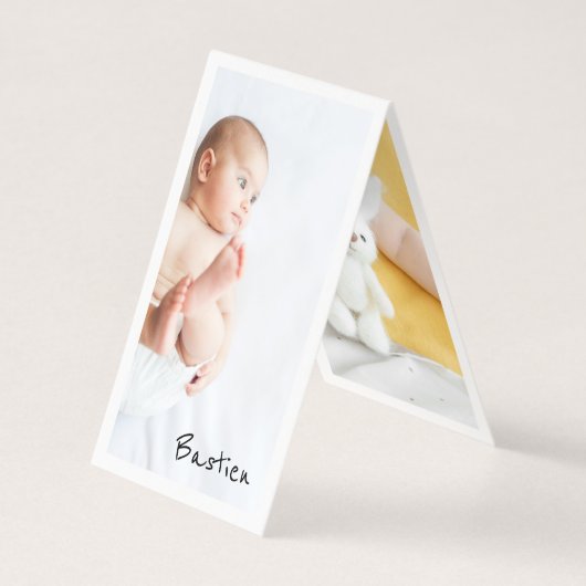 Faire-Part de Naissance Bastien (正面)