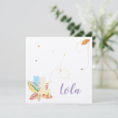 Faire-part de naissance fée de l'automne 招待状 (スタンド正面)