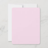 Faire-part de naissance - Fille 案内状 (裏面)